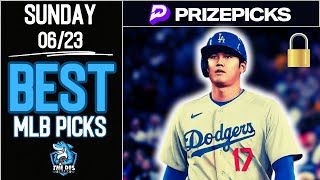 MLB PRIZEPICKS TODAY | 2 BEST PROP PICKS | 06/23/2024 | BEST PROPS | MLB | FREE PLAYS