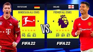PREMIER LEAGUE gegen BUNDESLIGA... in FIFA 22!
