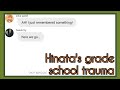 hinata's grade school trauma || big chat chaos || haikyuu texts