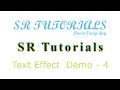 Text Shadow Effect | Demo - 4 | Css | SR Tutorials | Sarvesh Mishra SR