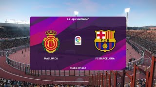 PES 2020 | Mallorca vs Barcelona - La Liga | 13/06/2020 | 1080p 60FPS