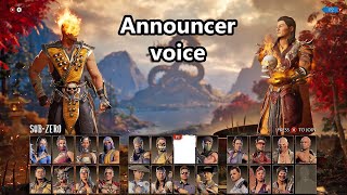 Shang Tsung New Announcer Voice