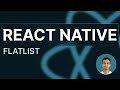 React Native Tutorial - 52 - FlatList