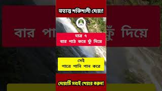 দোয়াটি শুধু ৭বার পড়ে পানিতে ফুঁ দিন🔥মনের সকল আশা পূরণ হবে ইনশাআল্লাহ #shorts #islamicvideo #dua