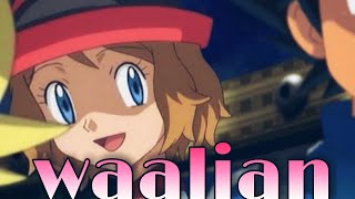 pokemon ash and serena amv video ll waalian song ll