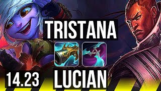 TRISTANA & Galio vs LUCIAN & Nami (ADC) | Dominating | KR Diamond | 14.23