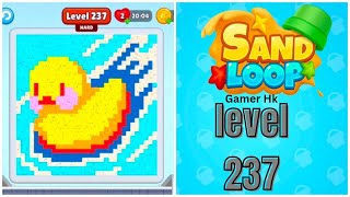 Sand loop level 237 hard level Walkthrough Solution