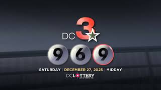 DC LOTTERY Midday 12/27/2025
