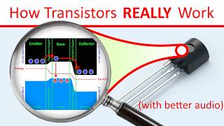 How Transistors REALLY Work - with QUANTUM PHYSICS (and improved audio)