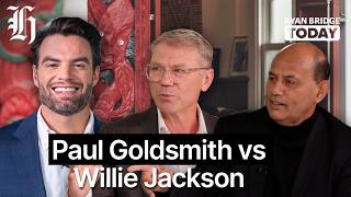 Paul Goldsmith vs Willie Jackson on public service cuts, social housing and Ngai Tahu settlement