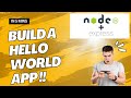 Build Your First Node.js App with Express | Step-by-Step Hello World Guide