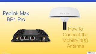 Peplink Max BR1 Pro - How to Connect the Mobility 40G antenna