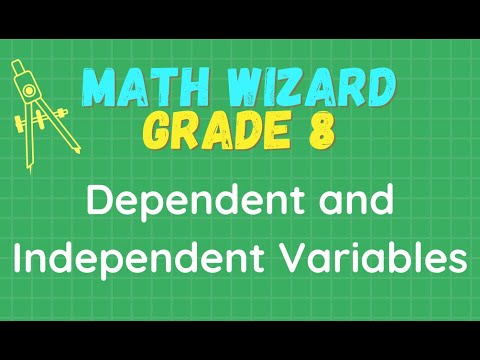 Grade 8 | How To Determines And Identify The Dependent And Independent ...