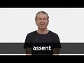 how to pronounce assent in american english