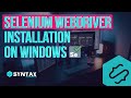 Selenium WebDriver Installation with Eclipse | How to Install Selenium WebDriver on Windows