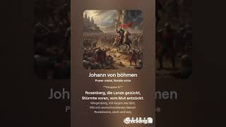 Johann von Böhmen (A.I. song in german)