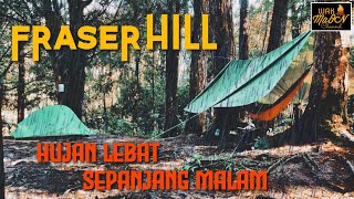 Part 2 Camping di Bukit Fraser | Hujan lebat sepanjang malam, sejuk menggigil | Motor Camping