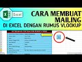 Cara Membuat Mailing di Excel dengan Rumus VLOOKUP