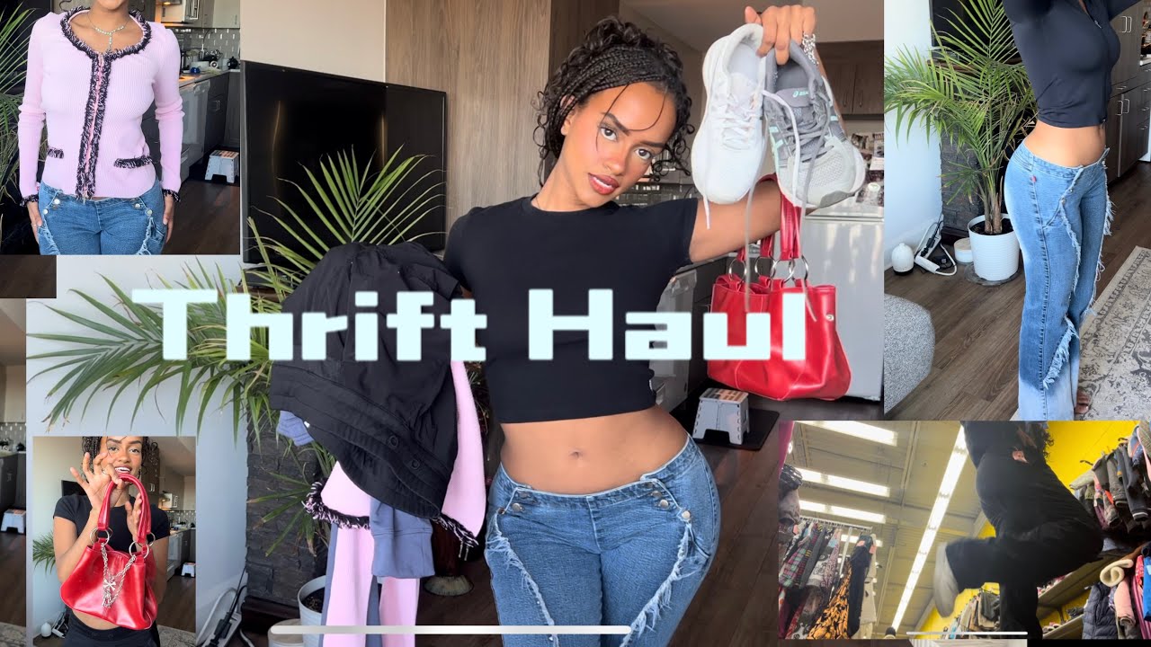 Thrift Try On Haul Youtube