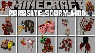 Minecraft PARASITE MOD / SCARY EXPERIMENT 8 PARASITES! (Minecraft Mods)