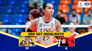 UST vs. UE | SET 3 GAME HIGHLIGHTS | UAAP SEASON 87 WOMEN’S VOLLEYBALL | FEB. 22, 2025