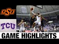 Oklahoma State vs TCU Highlights | College Basketball Highlights 2021