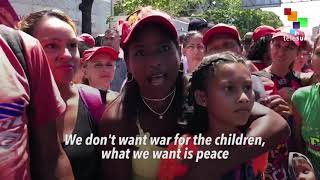 Chavistas March For Peace In Venezuela