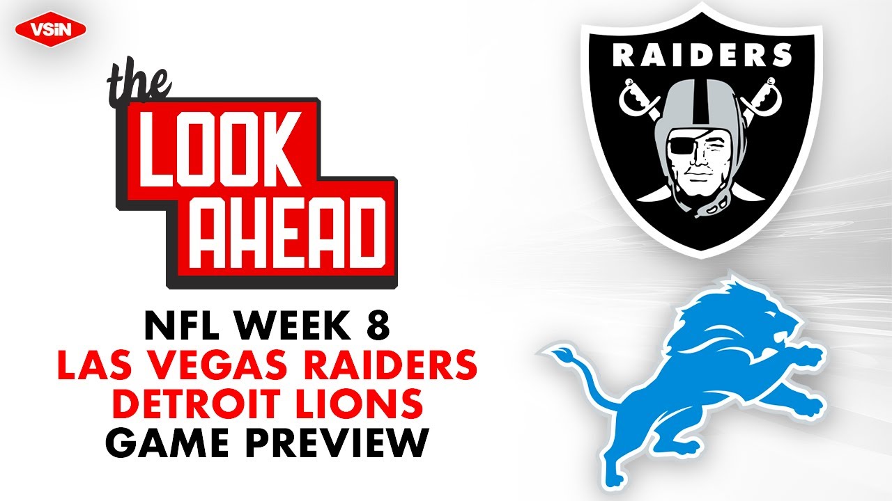 NFL Week 8 Game Preview: Raiders Vs. Lions - YouTube