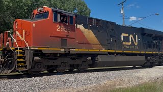 Friendly Crew A450 (CN 2959/CN 2542) Meets up With (ELS 1202) Menominee, MI. 6/15/26