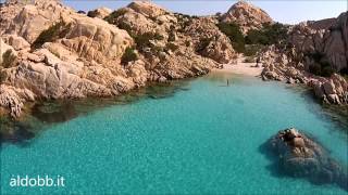 cala coticcio (tahiti) - Caprera. Drone Sardegna