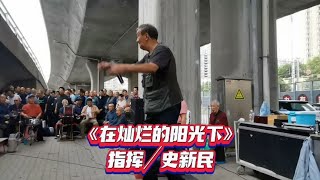 经典老歌《在灿烂的阳光下》史老师指挥，爱乐人合唱