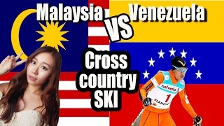 Asian girl VS Adrian Solano the worst cross country skier?