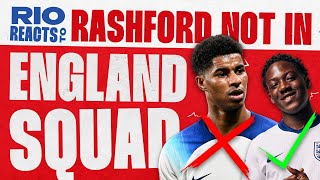 Rio Reacts To Marcus Rashford Not Being Selected For The England Squad | Kobbie Mainoo Is In