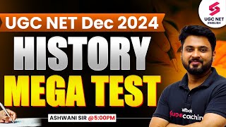 UGC NET Dec 2024 History Practice | UGC NET Dec 2024 History Mega Mock Test | Ashwani Sir