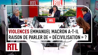 E. Macron : la France vit-elle un processus de « décivilisation » ?