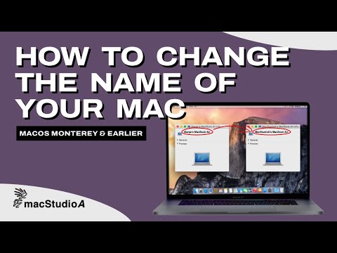 How To Change The Name Of Your Mac How To Change The Name Of Your Mac