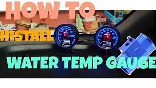 How to Install Water Temp Gauge | Greddy Gauges | Water Temp Adaptor