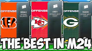The BEST Offensive Playbooks In Madden 24!