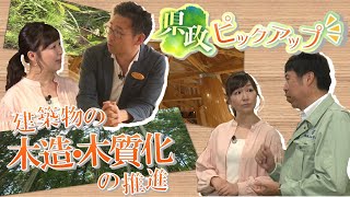 【県政ピックアップ 2024 #1】木づかいで森も暮らしも豊かに～建築物の木造・木質化の推進～