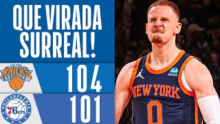 Final com VIRADA INACREDITÁVEL entre Knicks x Sixers! (NBA Playoffs)