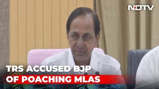KCR Presents Videos To Back MLA Poaching Charges Against BJP