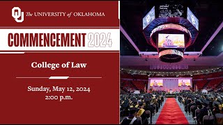 OU College of Law Commencement | University of Oklahoma