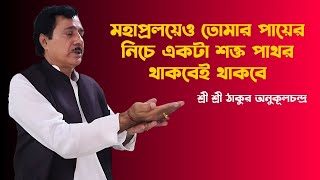 মহাপ্রলয়েও তোমার পায়ের নিচে একটা শক্ত পাথর থাকবেই থাকবে - শ্রীশ্রীঠাকুর | কল্কিঅবতার