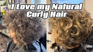 Stacked Haircut on Natural Curly Hair 🥰💕💕