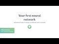 Python Tutorial: Your first neural network