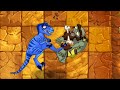 the five dinosaurs in plants vs. zombies