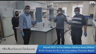 Tekirdağ Namık Kemal Üniversitesi COVID-19 İle Mücadele Kapsamında ‘Biz Bize Yeteriz Türkiyem’ Diyor