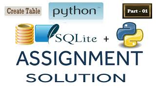 Create Table In SQLite And Assignment Solution With Practical, #coding #practical #clanguage #c++