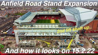 Anfield Road Stand Expansion Update 18 (15.2.22)