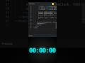 🕑 This Digital Clock Glows & Moves! ✨ | HTML, CSS & JS #clock #animation #neon